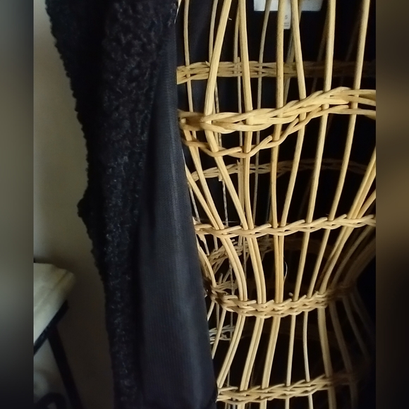 VEST/Coat vest jacket Curly Heavy Sherpa Style Button front Duster Vest - Picture 13 of 14